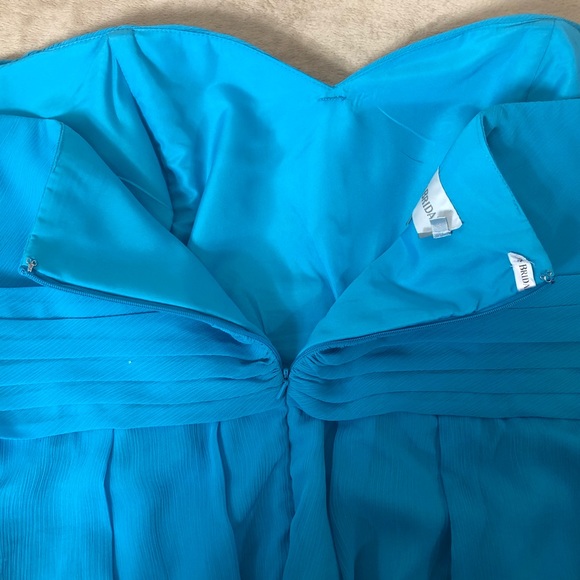 Blue David’s Bridal Strapless Dress - Picture 6 of 6